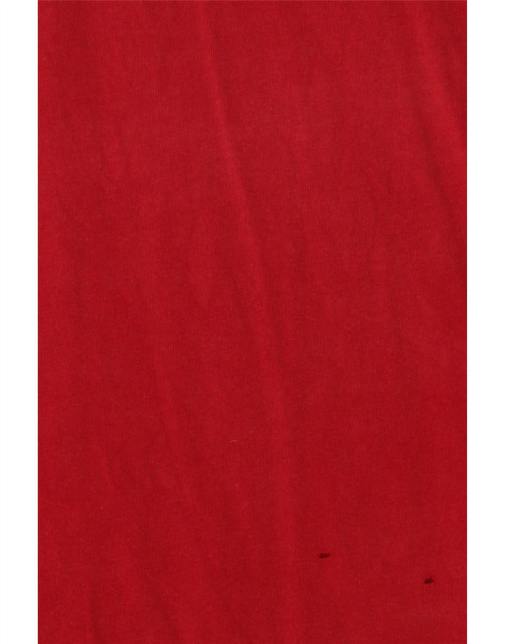 Vans Herre Klassisk grafisk T-shirt Top Medium Rød Bomuld