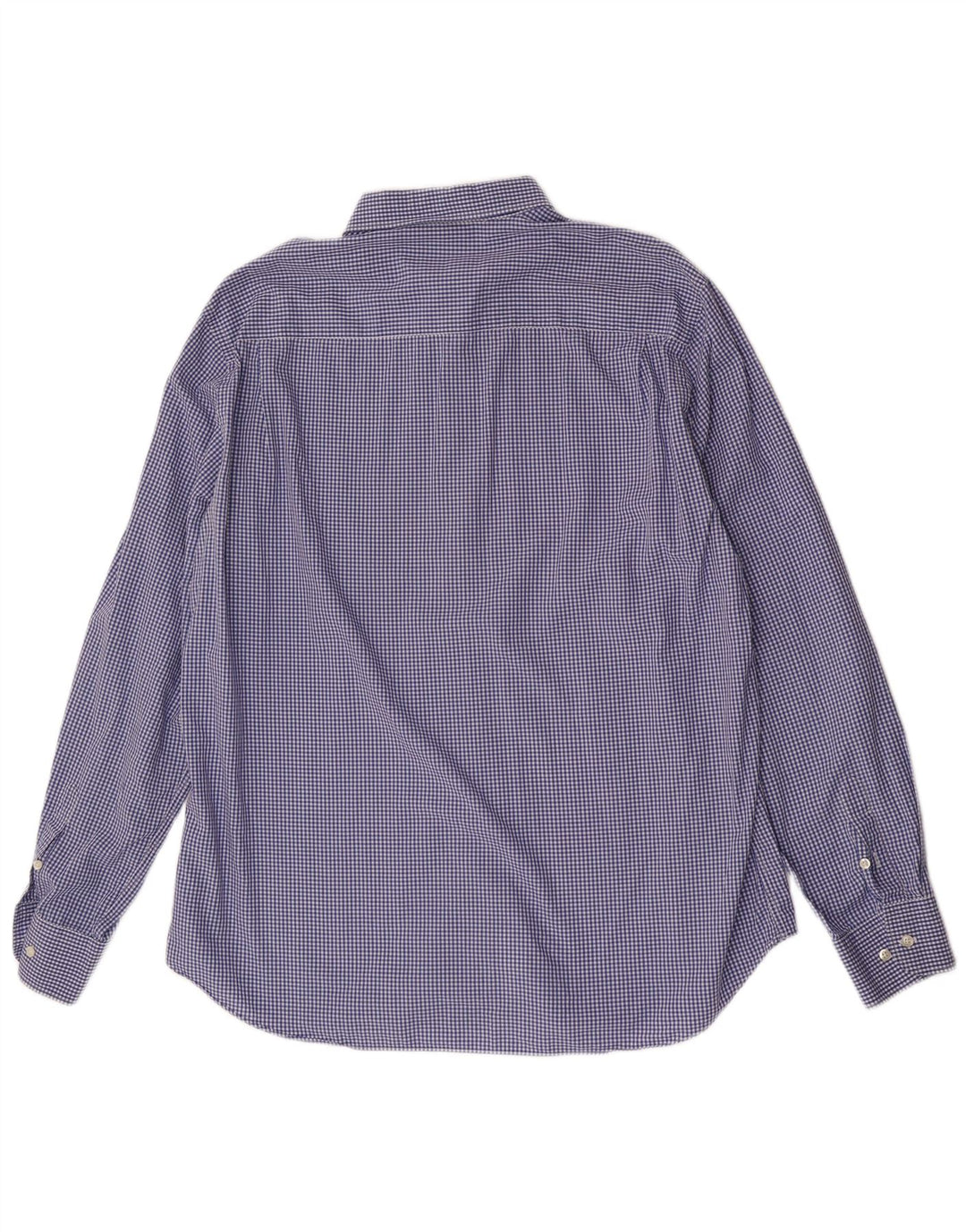 Massimo Dutti Herreskjorte 2XL Blå Gingham Bomuld