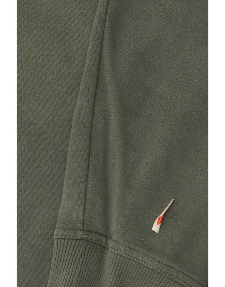 Timberland Herre Grafisk Sweatshirt Jumper Stor Grøn Bomuld