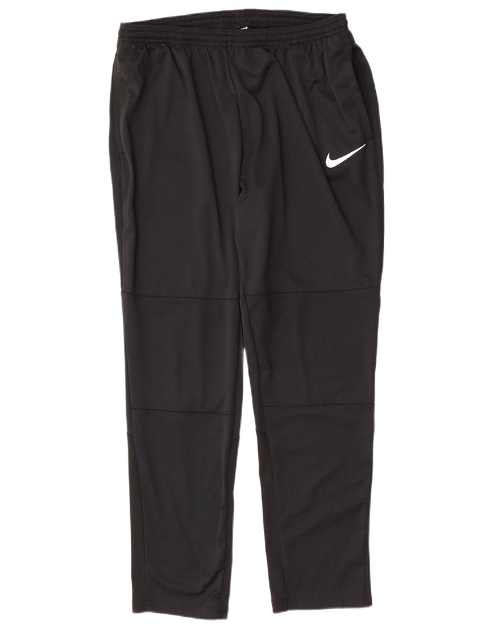 Nike drenge Dri Fit træningsdragt bukser 13-14 år XL sort polyester