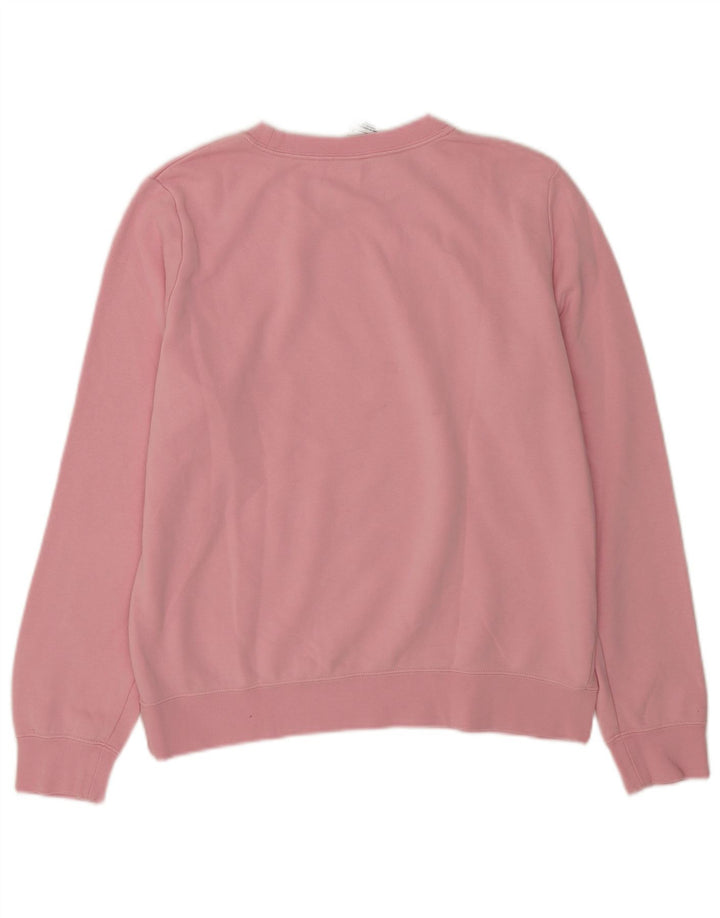 Nike Dame Sweatshirt Jumper UK 14 Medium Pink Bomuld