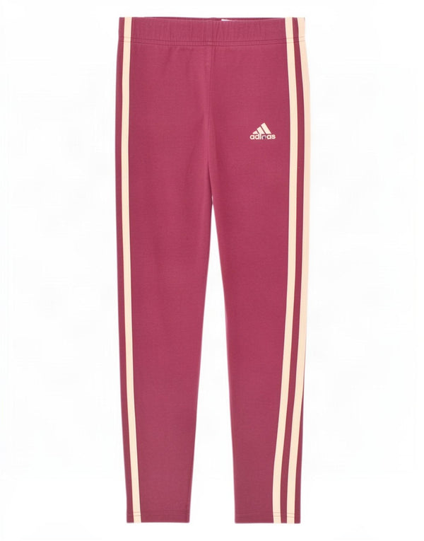Adidas pigeleggings 9-10 år Bourgogne bomuld