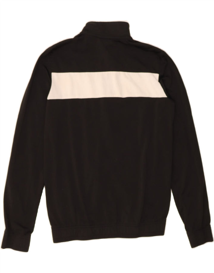 PUMA Boys Tracksuit Top Jacket 15-16 Years Black Colourblock Polyester Vintage Puma and Second-Hand Puma from Messina Hembry 