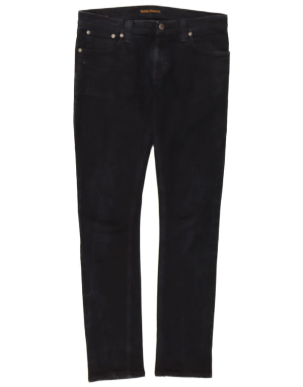 NUDIE JEANS Dame Skinny Jeans W32 L32 Marineblå Bomuld