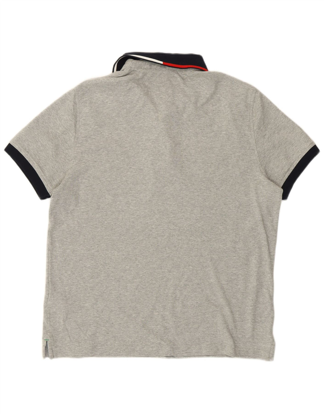 Tommy Hilfiger Herre Custom Fit Polo Shirt Lille Grå Bomuld