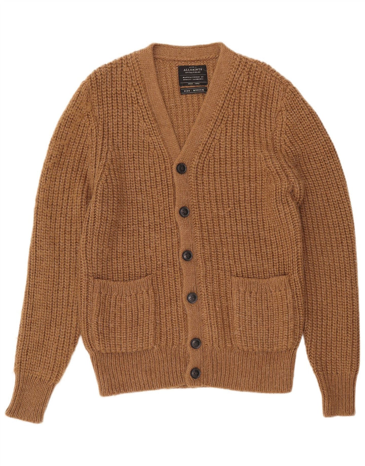All Saints Herre Cardigan Sweater Medium Brun Akryl