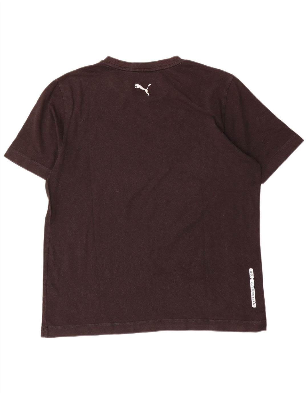 Puma Herre grafisk T-shirt Top Stor brun bomuld