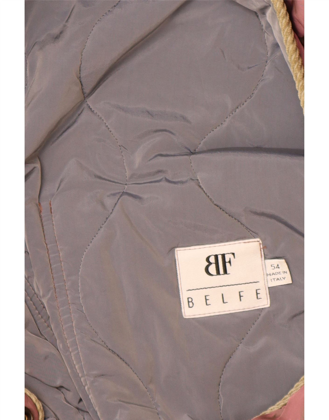 Belfe Herre Quiltet Jakke IT 54 2XL Brun