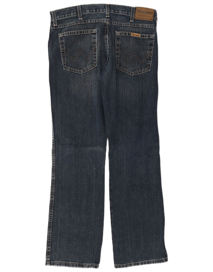 Wrangler Bootcut jeans til mænd W32 L32 Marineblå bomuld