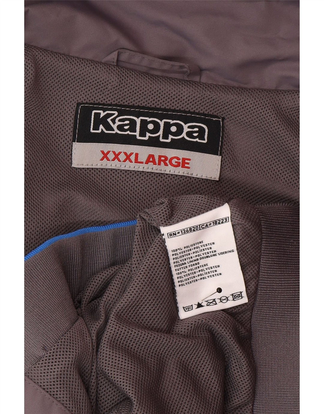 Kappa Bomberjakke til mænd UK 46 3XL Grå