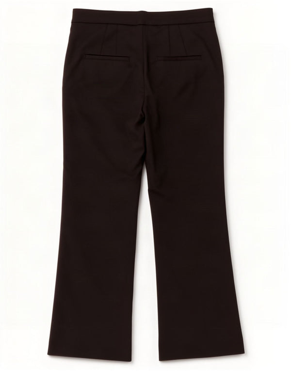 Zara Dame Bootcut Casual Bukser EU 36 XS W26 L25 Sort Bomuld