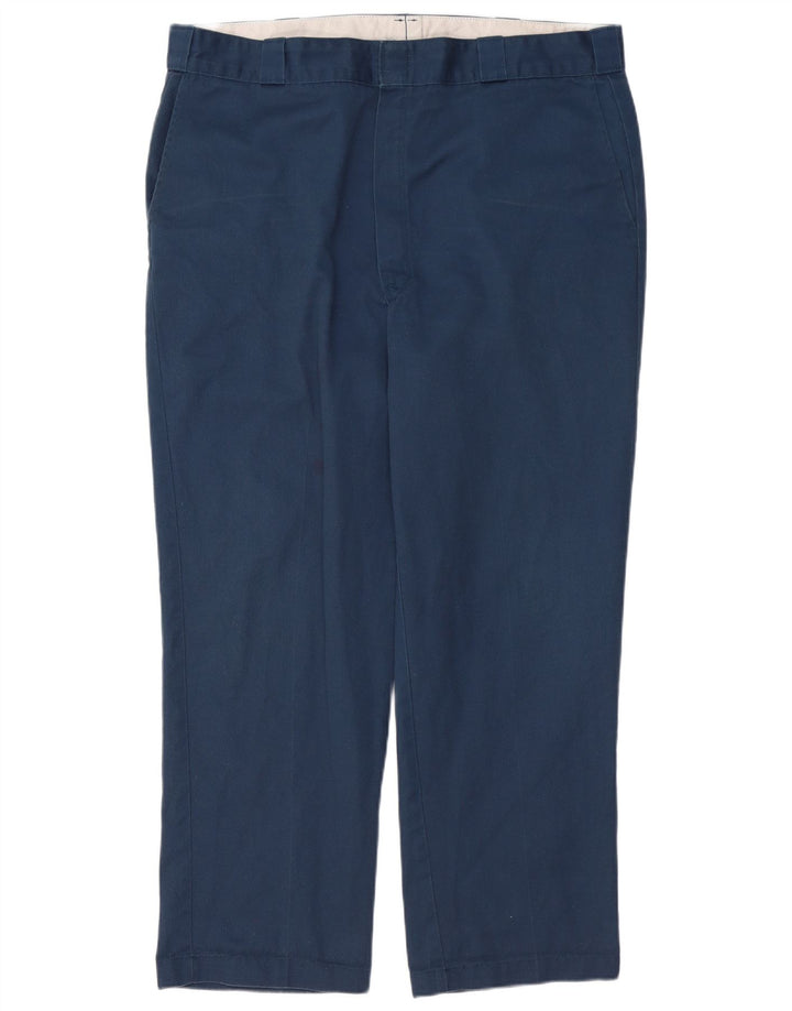 Dickies Straight Chino-bukser til mænd W42 L30 Marineblå