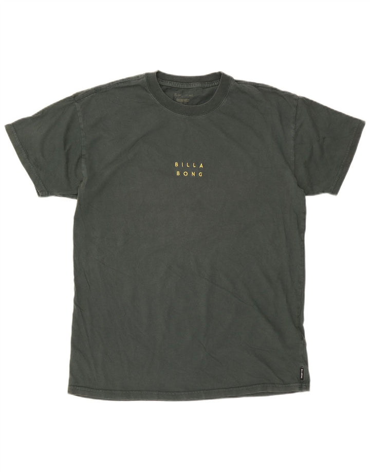 Billabong Herre grafisk T-shirt Top Medium Khaki Bomuld