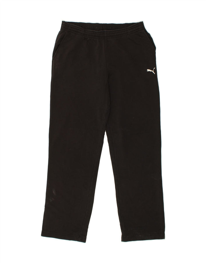 PUMA Mens Tracksuit Trousers Medium Black | Vintage Puma | Thrift | Second-Hand Puma | Used Clothing | Messina Hembry 