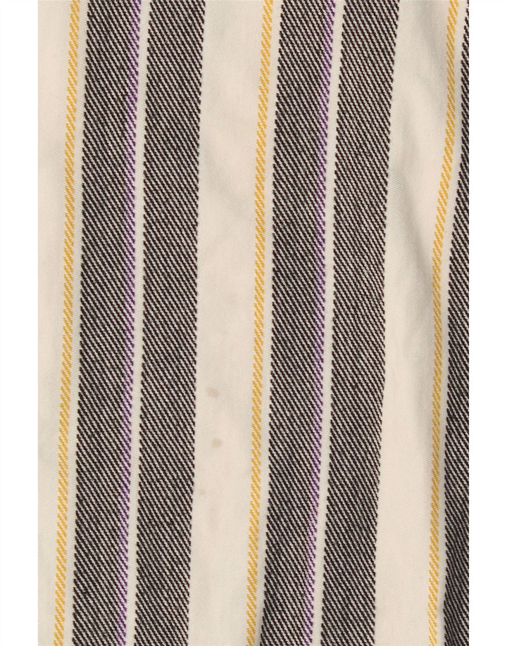 VANS Mens T-Shirt Top Medium Grey Striped Cotton Vintage Vans and Second-Hand Vans from Messina Hembry 