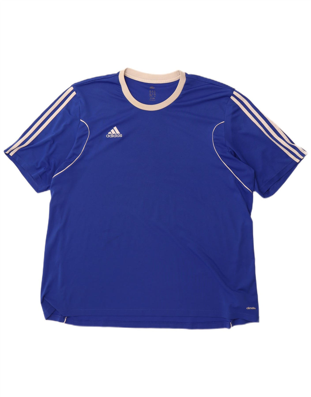 Adidas Herre Climalite T-Shirt Top 3XL Blå Polyester