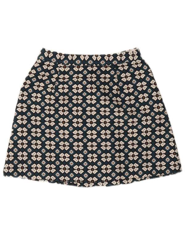 Zara Dame Mini-nederdel XS W24 Blue Floral
