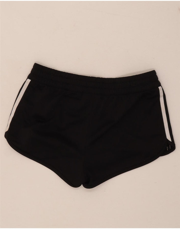 Adidas sportsshorts til kvinder UK 10 Small Black Polyester