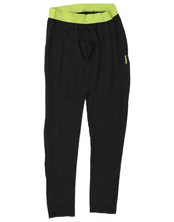 Reebok Boys Grafiske Leggings 13-14 år XL Sort Colourblock