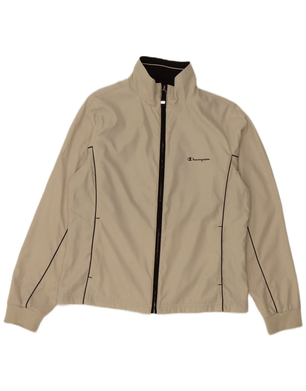 Champion Womens Træningsdragt Top Jacket UK 16 Large Green Polyester