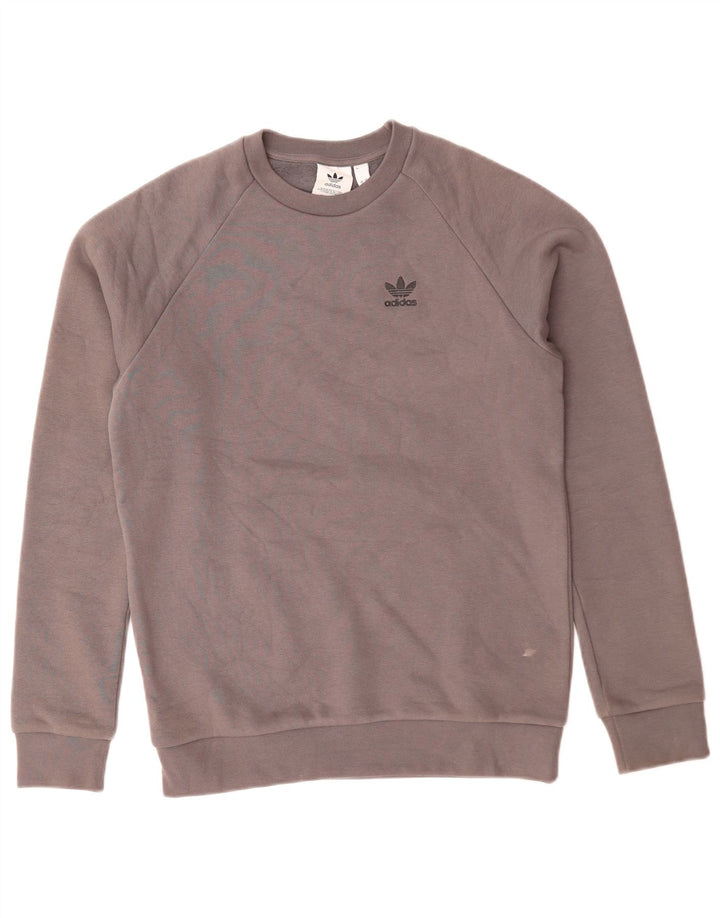 Adidas Herre Primegreen Sweatshirt Jumper XS Grå Bomuld