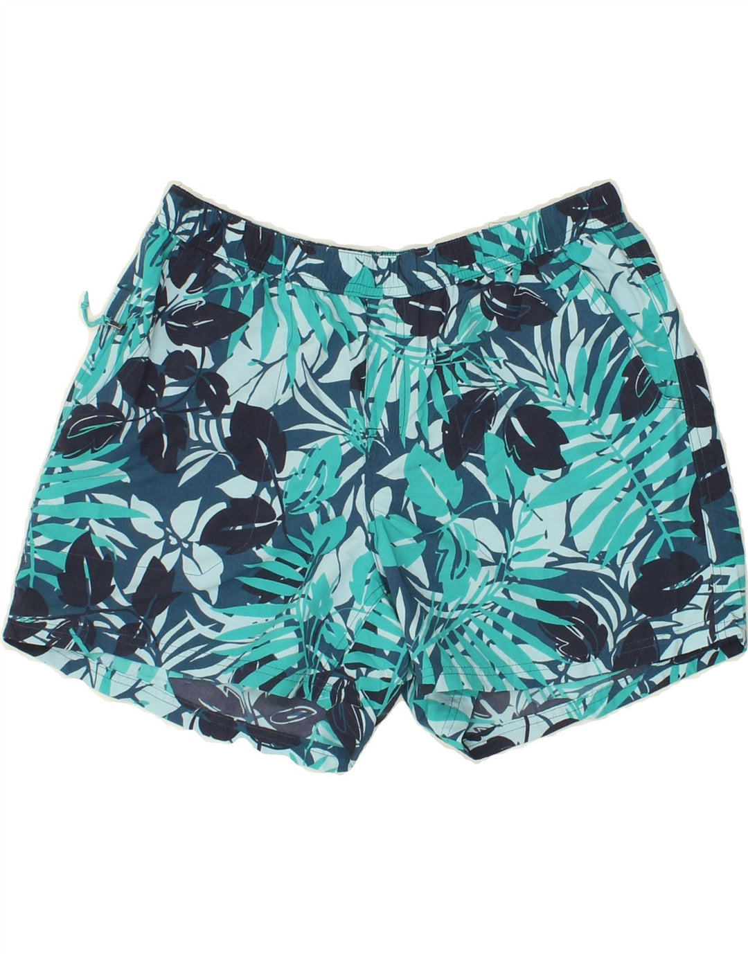 L.L.BEAN Mens Graphic Swimming Shorts Medium Blue Nylon Vintage L.L.Bean and Second-Hand L.L.Bean from Messina Hembry 