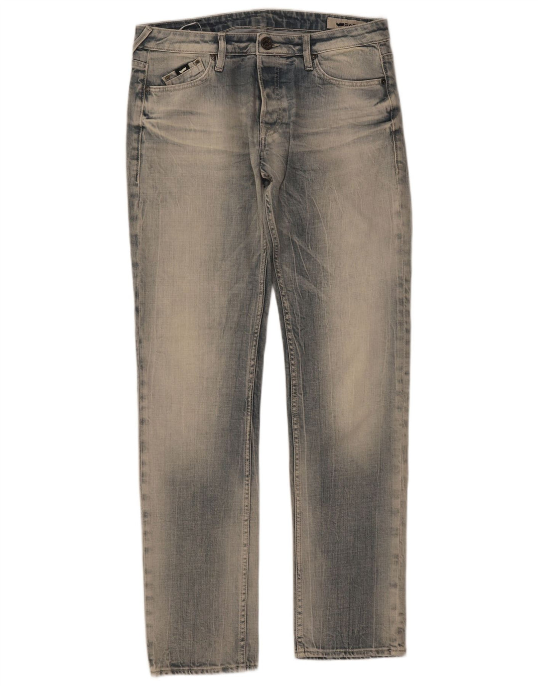 Gas Herre Morrison Slim Jeans W34 L34 Blå Bomuld