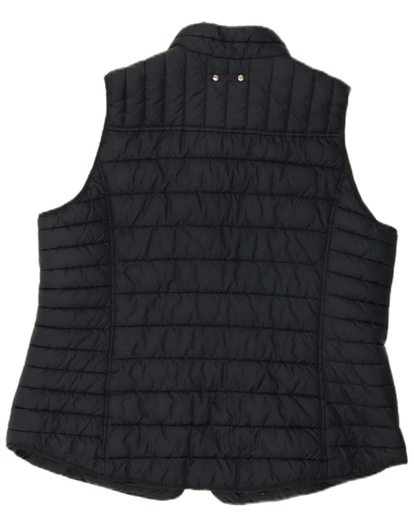 Joules Dame Polstret Gilet UK 20 2XL Navy Blue Polyester