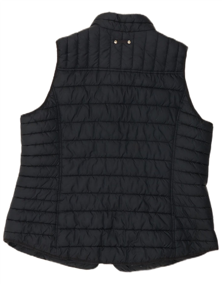 Joules Dame Polstret Gilet UK 20 2XL Navy Blue Polyester
