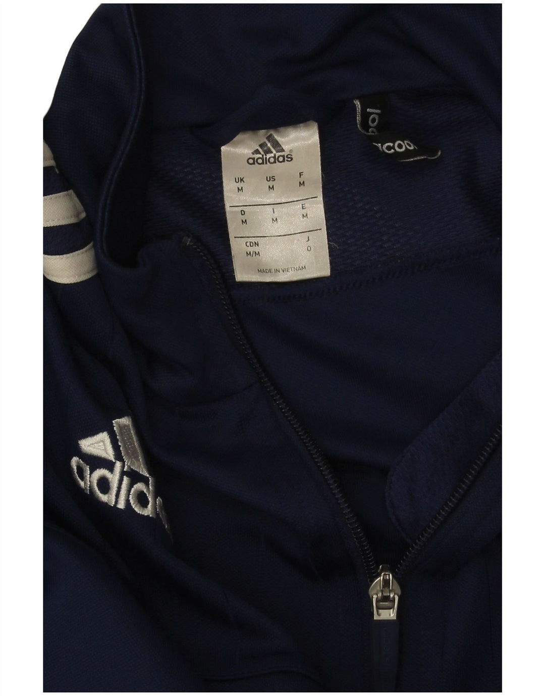 Adidas Herre Climacool Træningsdragt Top Jakke Medium Navy Blue Colourblock
