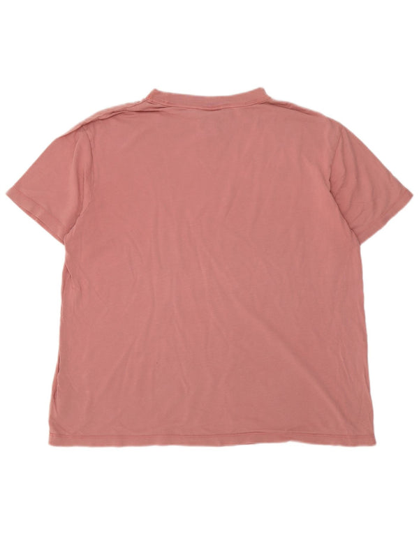 Nike Herre T-shirt Top Medium Pink Bomuld