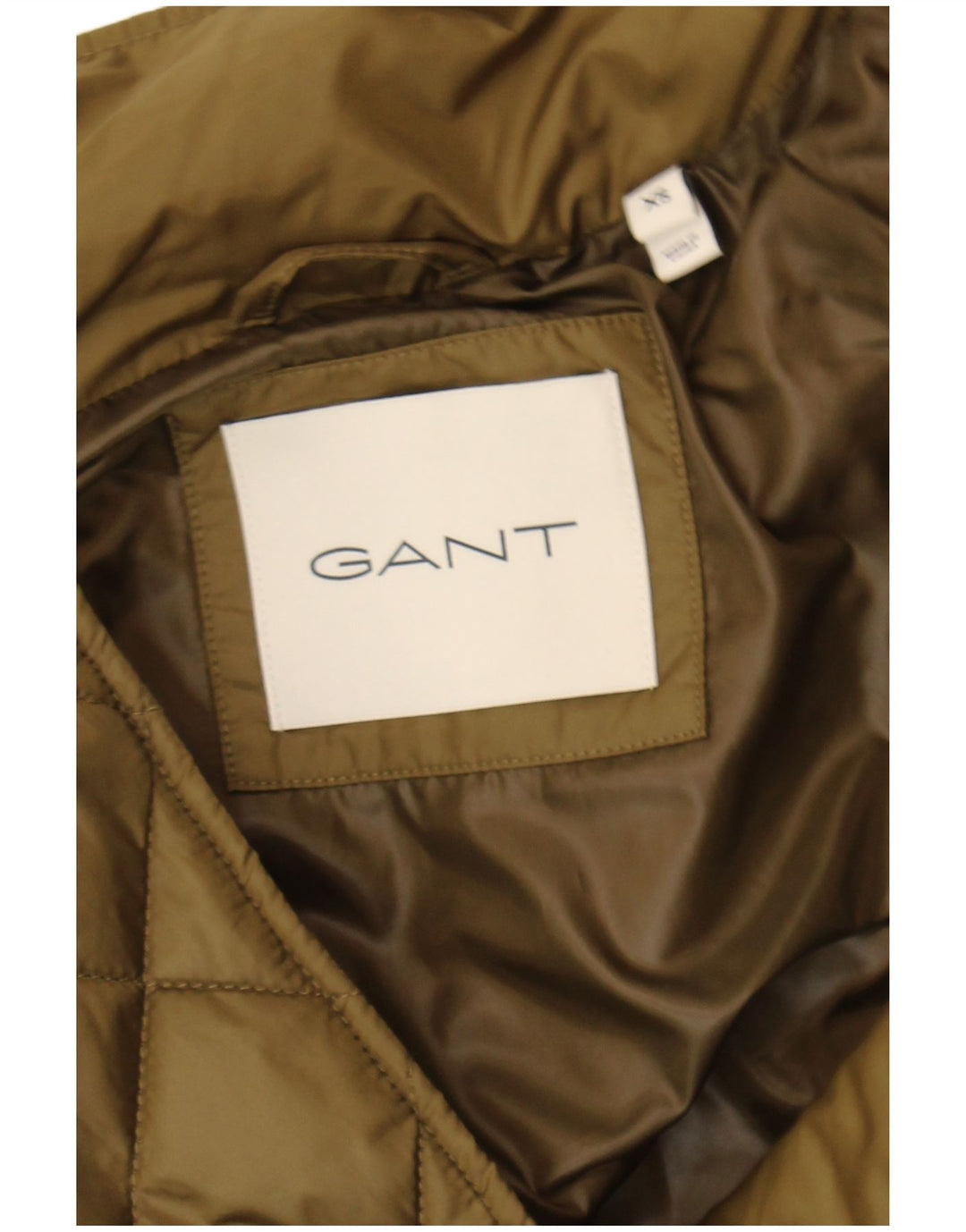 Gant Dame Oversized Quiltet Jakke UK 6 XS Khaki