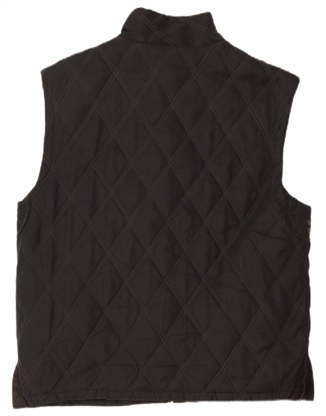 Mila Schon Dame Polstret Gilet EU 52 4XL Sort Polyester