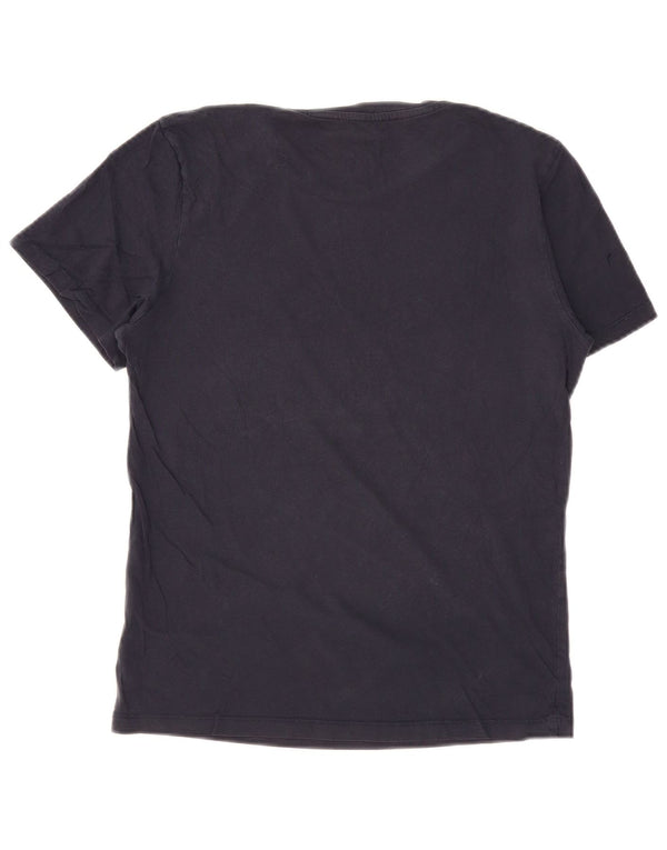 JACK & JONES Herre T-Shirt Top XS Marineblå Bomuld