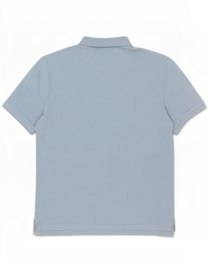 Massimo Dutti Herre Polo Shirt XL Blå Bomuld