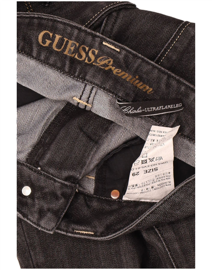 Guess Dame Flared Jeans W29 L32 Sort Bomuld