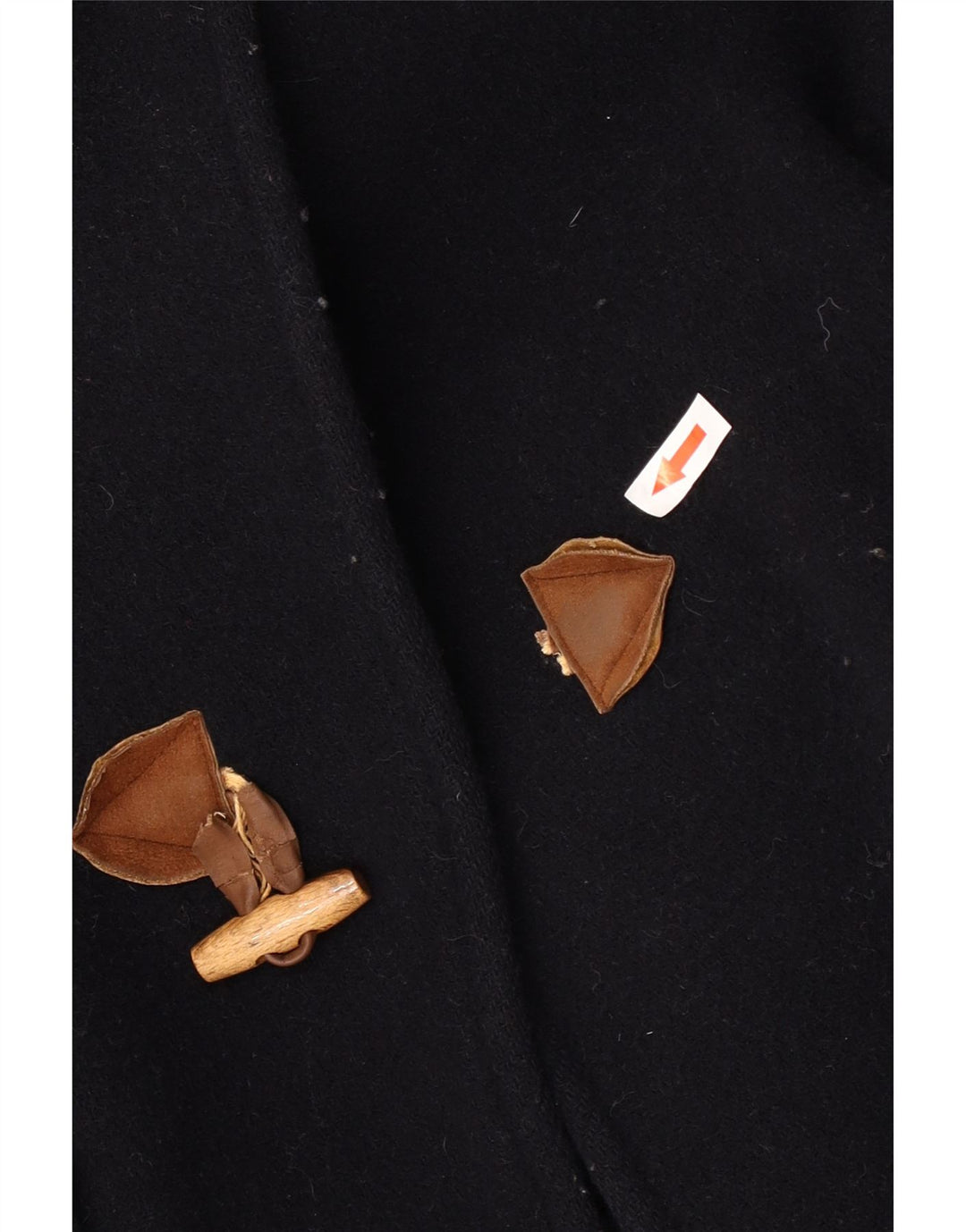 Vintage Dame Oversized Duffel Coat UK 14 Medium Navy Blue Uld