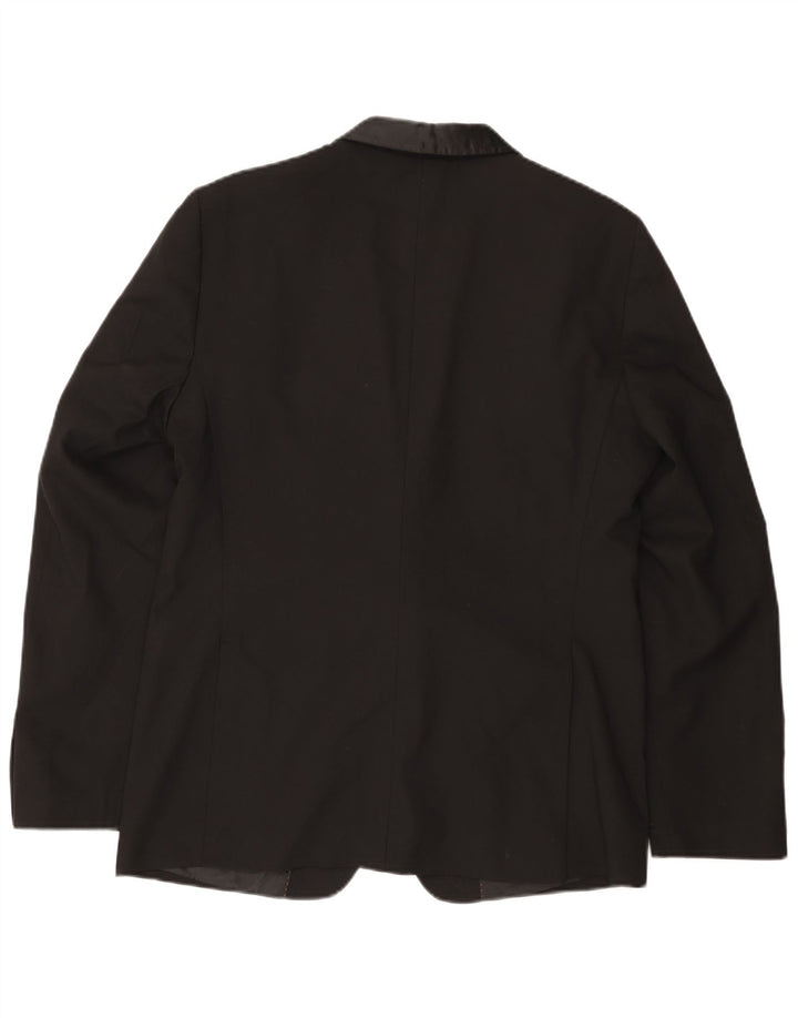Zara Herre 2 Button Blazer Jacket UK 40Large Black