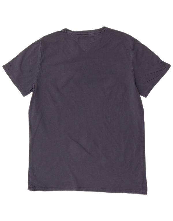Tommy Hilfiger Herre T-Shirt Top Stor Marineblå