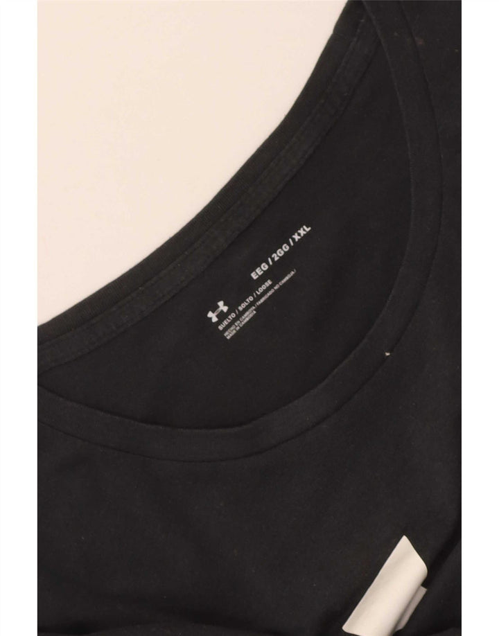 Under Armour Herre Grafisk T-Shirt Top 2XL Sort