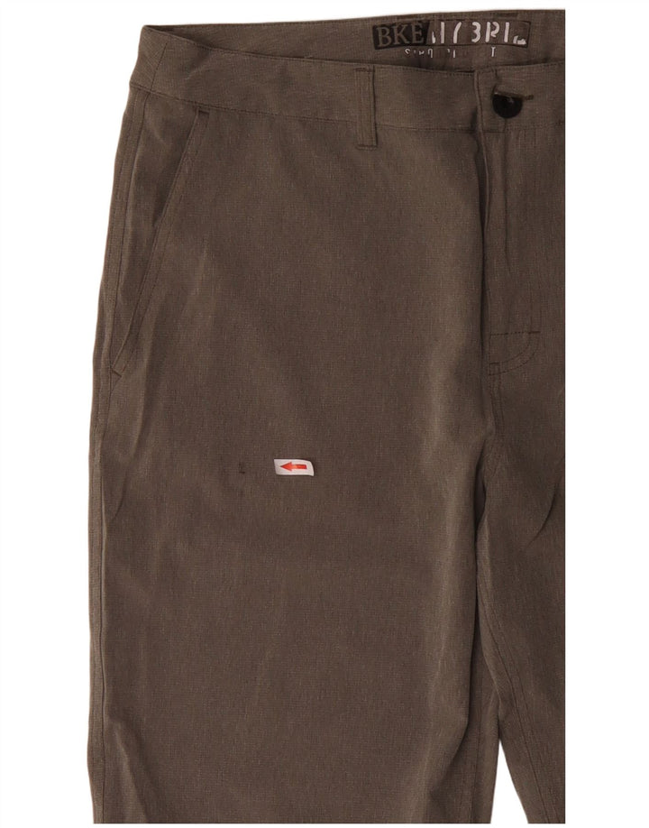 BKE Herre Chino Shorts W33 Mellemgrå Polyester