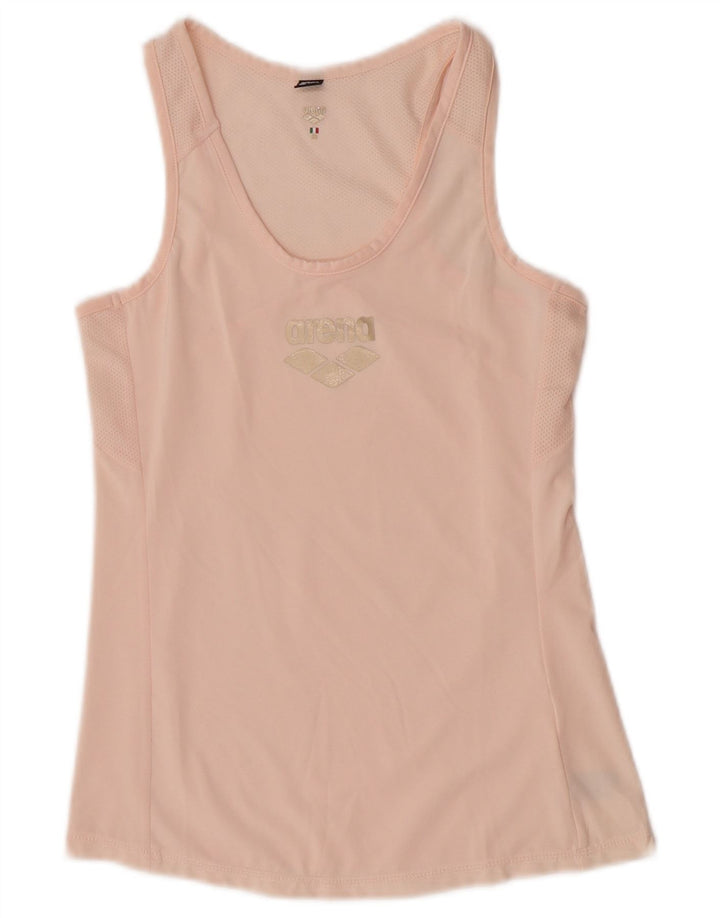 Arena Dame Grafisk Vest Top UK 4 XS Pink