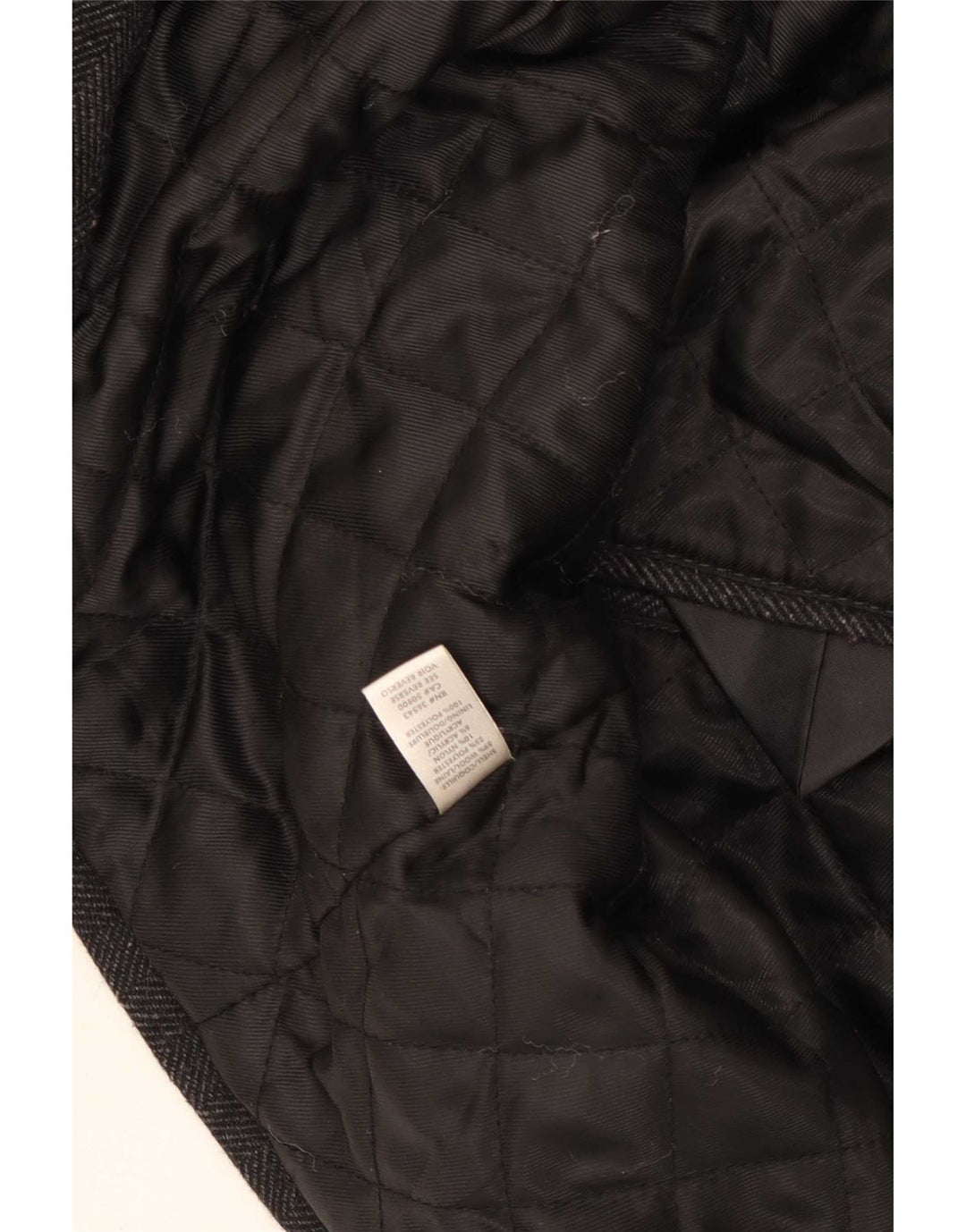 Calvin Klein Herre Pea Coat UK 40 Large Grey Sildebensuld