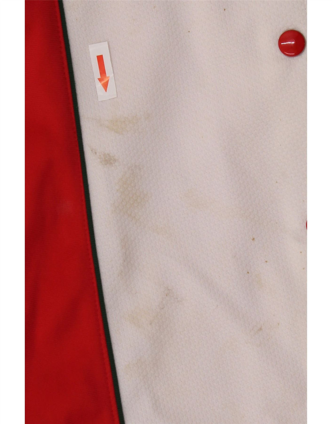 Vintage træningsdragt bukser til kvinder IT 40 Small Red Colourblock Polyester