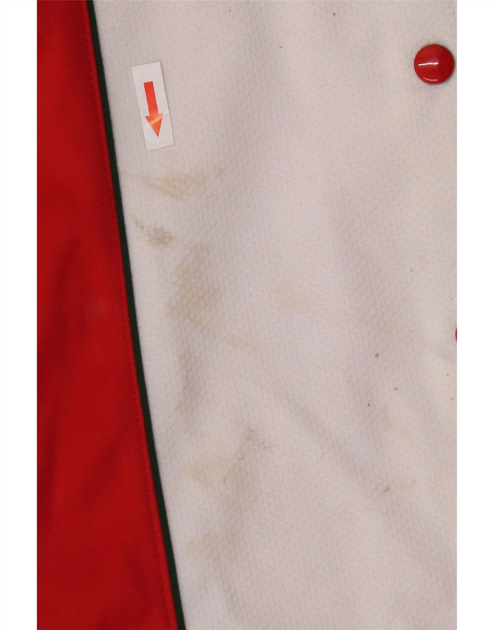 Vintage træningsdragt bukser til kvinder IT 40 Small Red Colourblock Polyester