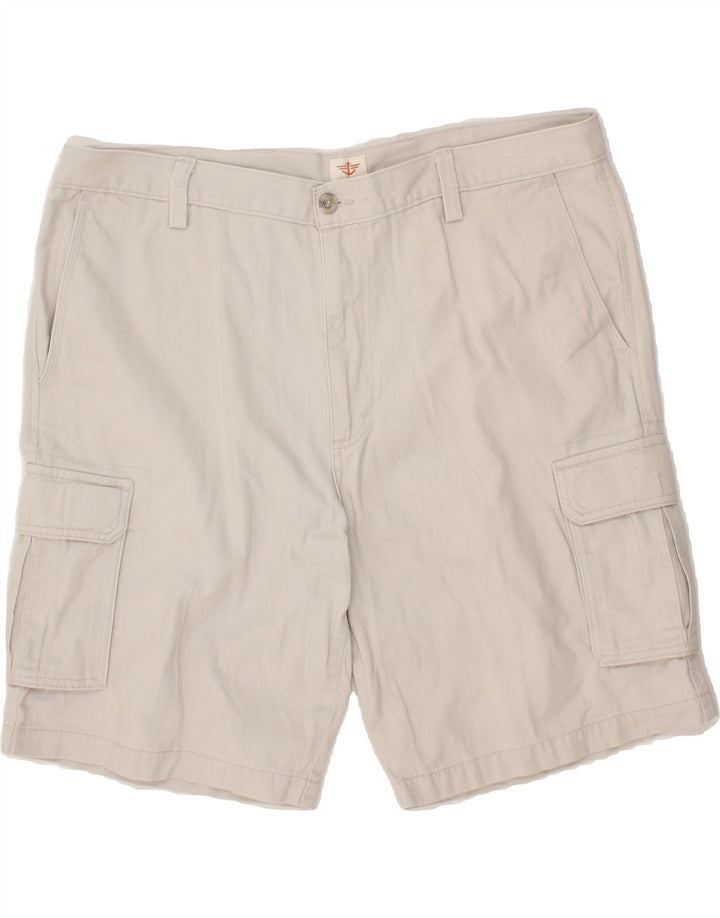 DOCKERS Mens Cargo Shorts W40 XL Grey Cotton Vintage Dockers and Second-Hand Dockers from Messina Hembry 