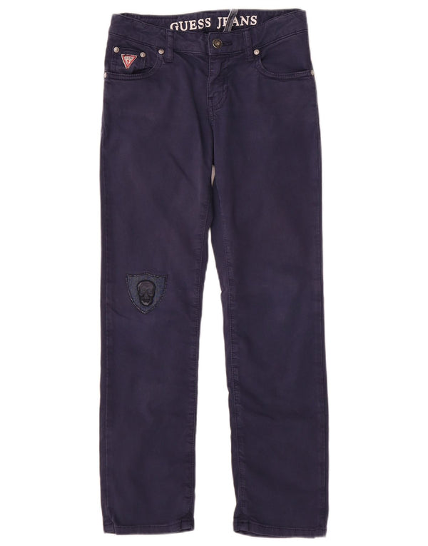 Guess Girls Slim Jeans 9-10 år W26 L25 Marineblå Bomuld