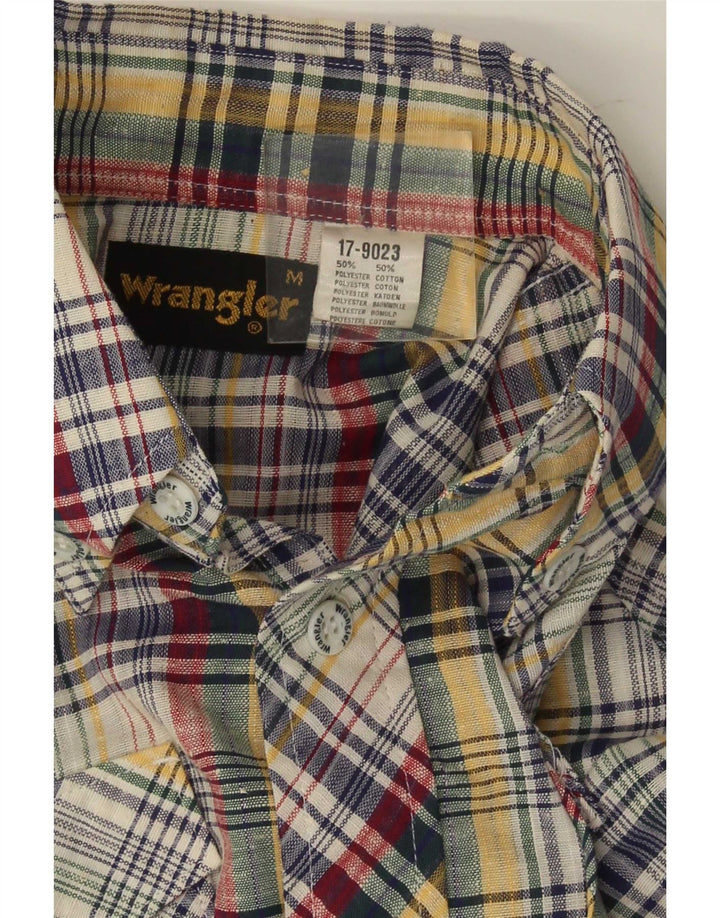 Wrangler herre flannel skjorte medium flerfarvet ternet bomuld