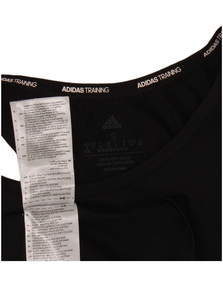 Adidas Aeroready Vest Top UK 8/10 Small Black Polyester