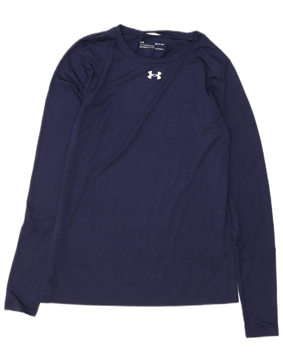 UNDER ARMOUR Herre Heat Gear Top Langærmet Lille Navy Blue Polyester